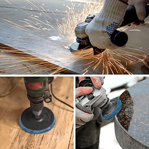 Shoze 5PCS Paint Remover Discs 115mm 4.5" Strip Discs Stripping Wheel Wire Wheels For Grinders Angle Grinders Strip for Angle Grinders Poly Strip Wheel Grinding Wheel Abrasive