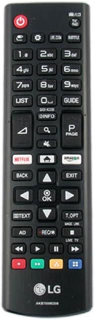 Genuine Remote Control for LG AKB75095308 Ultra HD TV with Netflix Amazon Buttons