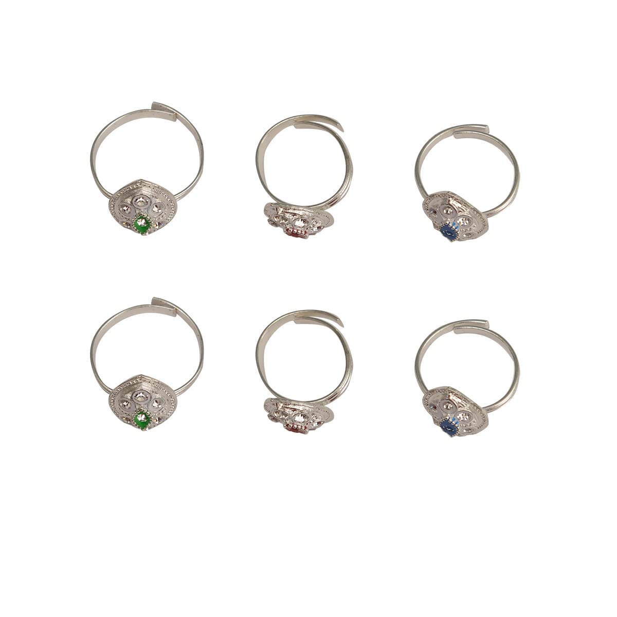 Set of 3 Pairs Toe Rings