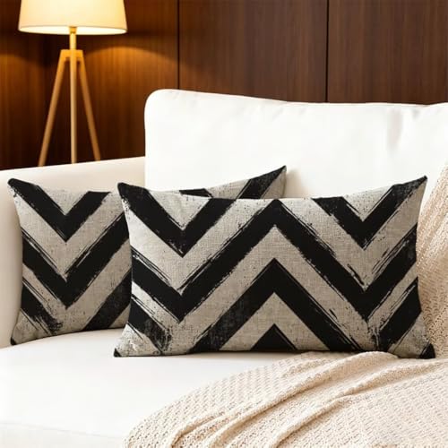 Housse coussin avec fermeture invisible et imprimé double face - 6