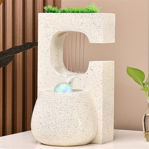 Fontaine de table cascade design compact gris minimaliste - 6