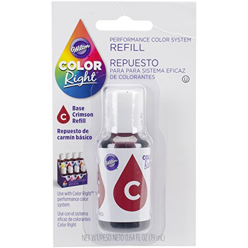 Wilton right food color system refill, .07 oz, red #1