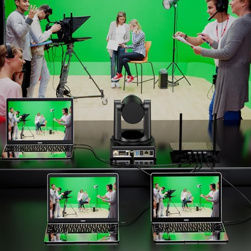 SZXLCOM PTZ Camera with Full NDI, 20X Optical Zoom, HDMI/SDI/USB 3.0/PoE IP Camera for Live Streaming, Video Conferencing & Church, Works with OBS, vMix & Zoom — view 5
