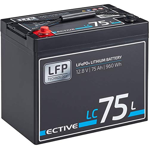 LC75L 12V 75Ah 960Wh LiFePo4 Lithium-Eisenphosphat Versorgungs-Batterie mit BMS