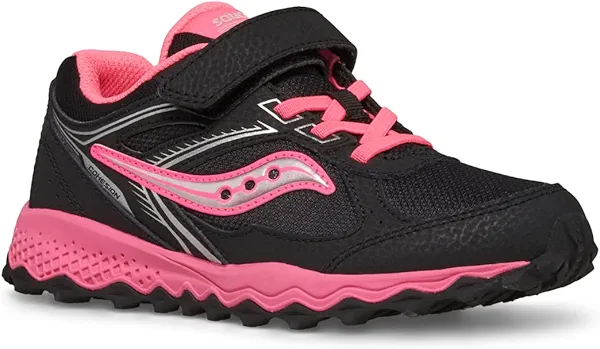Saucony Unisex-Child Cohesion Tr14 Alternative Closure Trail Running Shoe