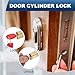 PATIKIL European Double Lock Cylinder, 70mm(27.5/10/32.5) Door Cylinder Lock with 7 Keys Solid Brass Lock Cylinder for Anti-Theft Wooden Aluminum Door