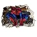 Produktbild Customise4U 3D Spiderman Wand-Zertrümmern Kinder Wandaufkleber Wandüber Wall Art Wand Tattoo (3D Spiderman Smash 35cm)