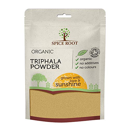 Bio Poudre de Triphala Biologique 200g (Organic Triphala Powder) - Certifié Biologique, Qualité Premium | Vegan | Ayurveda | Fait avec des fruits d'Amla, Haritaki et Bibhitaki