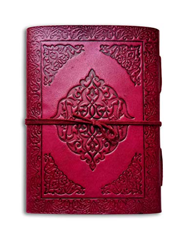 Image of SPcreation Gods Eye Stone Queen Colour Leather Handmade Notebook Blank Dairy