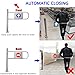 Heavy-Duty Swing Gate - 90° Metal Safety Barrier for Hallway Access, Automatic Closing Door for Markets, Warehouses, Industrial Settings, and High-Traffic Areas