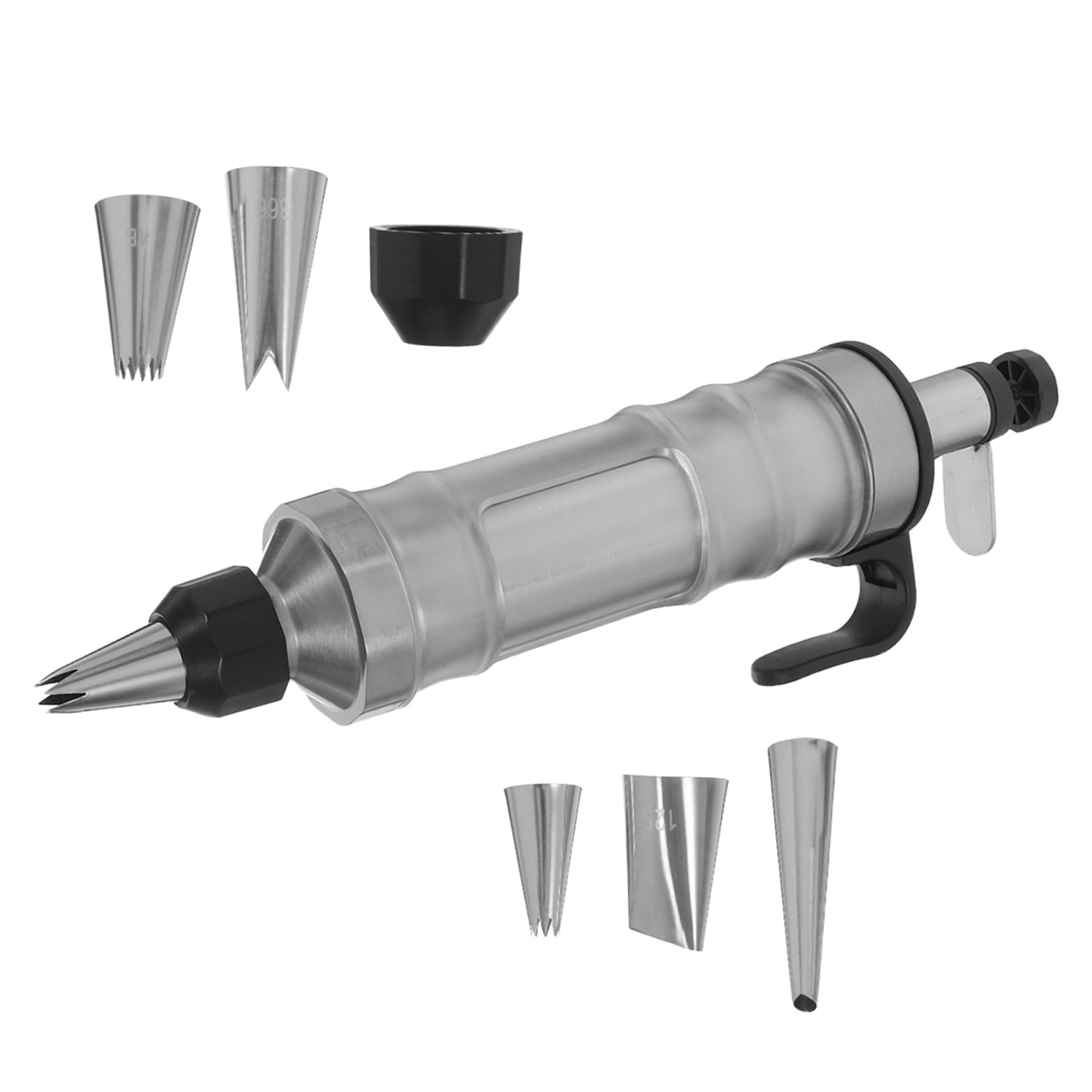 Homoyoyo Outil à Gâteau en Acier Inoxydable Embouts Décoratifs Détachables Accessoire de Pâtisserie Maison Injecteur de Garniture pour Cupcakes et Décoration de Biscuits Kit Complet