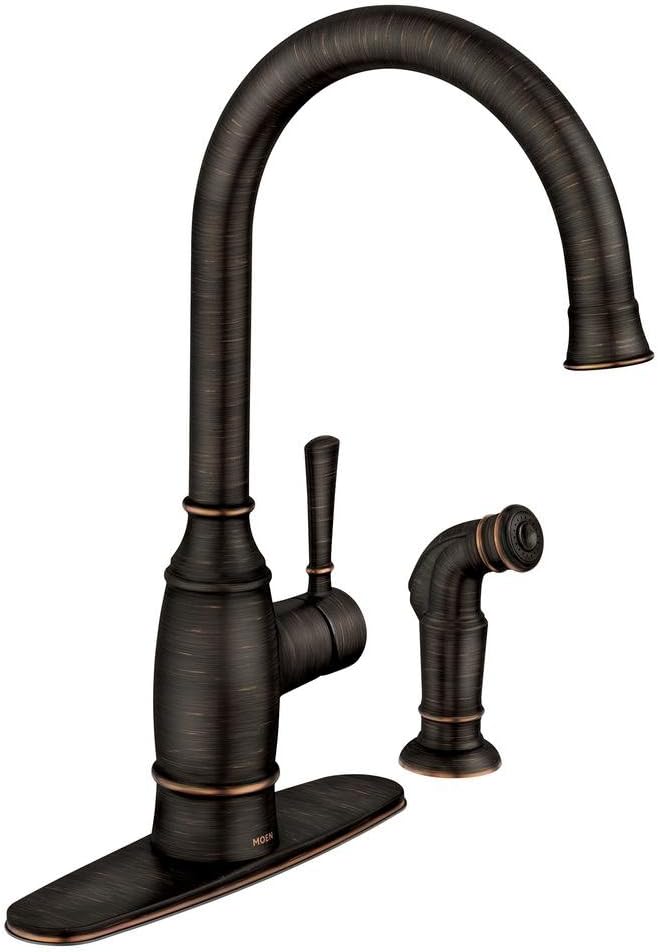 Moen CA87520SRS Muirfield SingleHandle Kitchen Faucet with Side