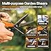 Fiskars House Essentials for New Home Tool Set, 6 Piece Kit w/Loppers, Garden Scissors, Pruners, Folding Saw, IsoCore Hammer, & Utility Knife, Indoor DIY & Outdoor Gardening, Great Housewarming Gifts
