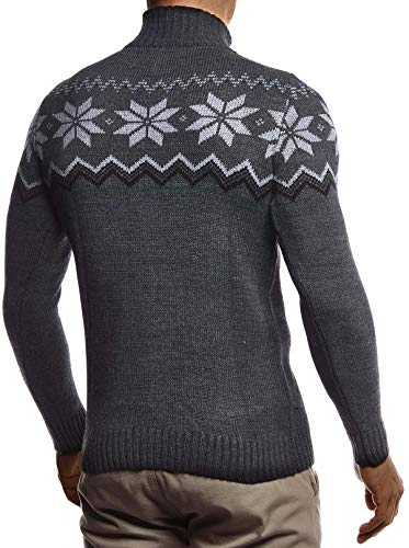 Leif Nelson Men's Stylish Sweater Longsleeve Pullover Sweatshirt Hoodie for Men Slim Fit LN-207583