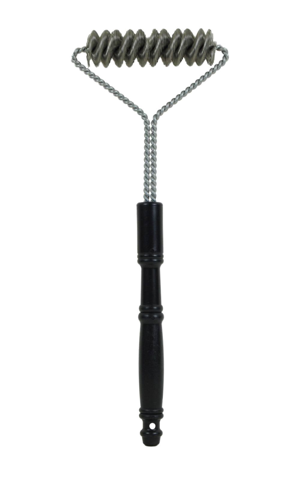 B410C Quad-Spring Safety Double Helix Bristle Free BBQ Brush, 16-Inch