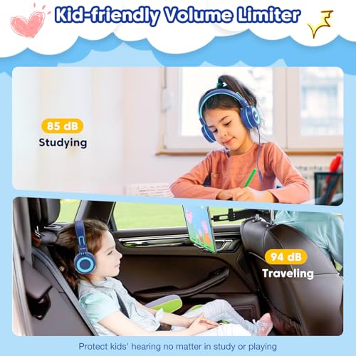 Auriculares USB tipo C para niños cascos infantiles escolares pc 4