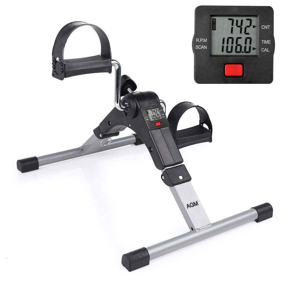 Foot Pedal Exerciser Exercise Bike Desk Arm Leg Folding Portable Buy