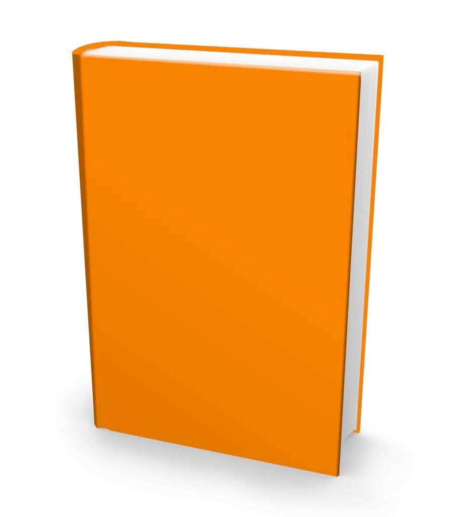 Book Sox Stretchable Book Cover: Jumbo Solid Orange. Fits Most Hardcover Textbooks up to 9" x 11". Adhesive-Free, Nylon Fabric School Book Protector. Easy to Put On. Washable & Reusable Jacket.