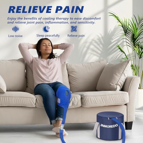 Cold-Therapy-System-Ice-Machine-System-for-ACL-Knee-Surgery-Recovery-Quiet-Pump-Flexible-Kit-Portable-Knee-Ice-Machine-Ideal-for-Sports-Injuries-Knee-Pains-Strain-Stiffness-Sprain Cold Therapy System Ice Machine System for ACL Knee Surgery Recovery Quiet Pump Flexible Kit Portable Knee Ice Machine Ideal for Sports Injuries Knee Pains Strain Stiffness Sprain