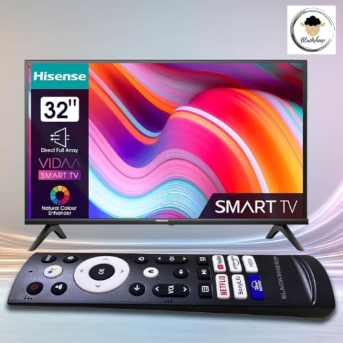 Image of BLACKSHEEP Compatible with Hisense Tv Remote Model ERF3T920H Suitable for E68N A6H A7K A7H Tornado Series Google 4K HD UHD LED QLED Television Non Voice Control with Streaming Apps -