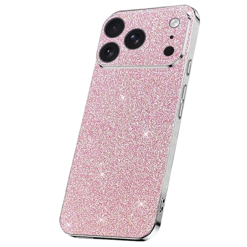 Coque iPhone 17 Pro Max antichoc rose pour briller en soirée et au bureau