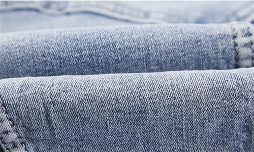 Men's Spring Autumn Single Breasted Denim Suit Slim Micro-Stretch Two-Piece Jacket Jeans Suit3