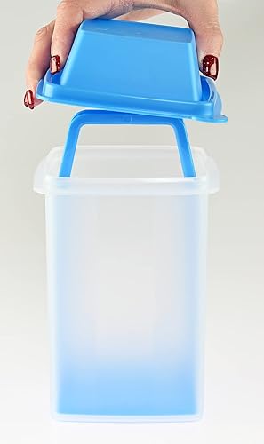 Miniatura 6 de Home-X Recipiente de almacenamiento para pepinillos, frasco de pepinillo, inserto de filtro, recipiente de ahorro de alimentos, 7  pulgadas de largo