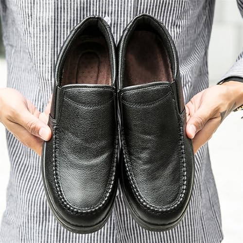 Dress Shoes for Men Men's Genuine Leather Loafers Soft Comfortable Business Casual Shoes2