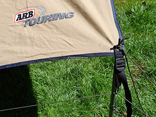 ARB 813107 Front Awning Windbreak 2500 mm / 98 in with Fire Retardant. Ideal for Wind Protection, Sun Shade and securing The Awning. - Thumbnail 5