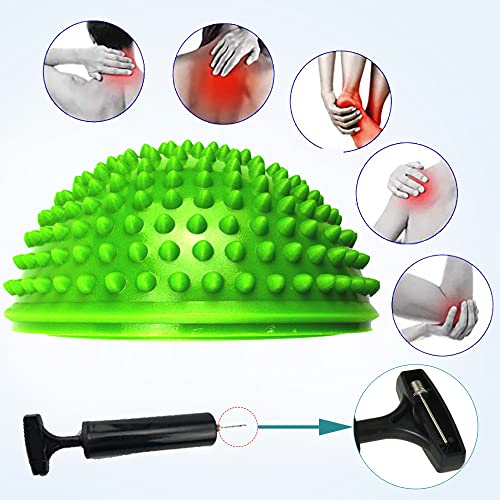 XCZGSS 2Pcs Hedgehog Balance Pods, Bola de Pilates Pimples, Domos de Fitness Meio Espinhosos para Cr