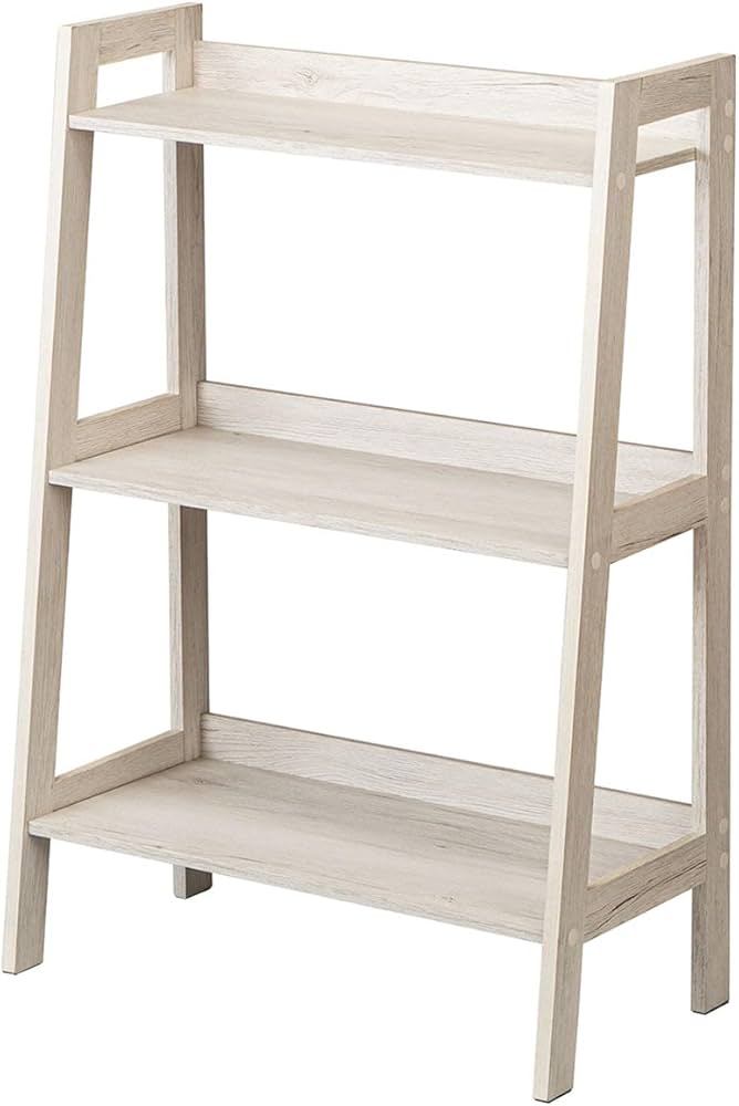 ランドリーシェルフ 3段 ホワイト 立て掛けランドリーシェルフ タワー ホワイト｜洗濯・ランドリー用品