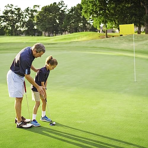 Golf-Flagge, 6 Stuck Nylon Golfwagen-Flagge, 22x15 cm, Wasserdichte Golf-Pin-Flaggen für das Golftraining im Innen- und Außenbereich