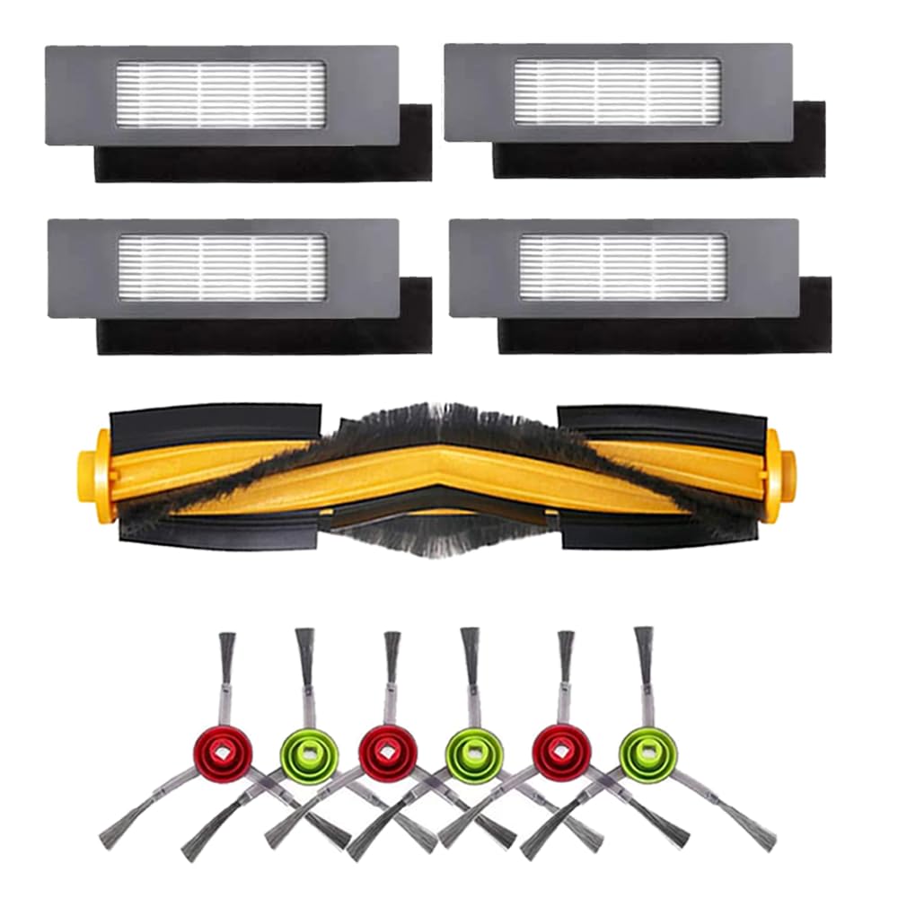 Ricambio compatibilità per ECOVACS DEEBOT T8 N8, Spazzola Principale, Filtro per T8 ozmo 950 920, Accessori compatibilità per Deebot T8 T8+, T8 AIVI, T8MAX, N8, N8+, N8 PRO, N8 PRO+, T9