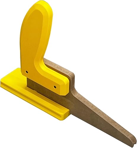 Magswitch SavR - Bloque de empuje para sierra de mesa y mesa de enrutador, diseño seguro con soporte de valla magnética, base de MDF reemplazable