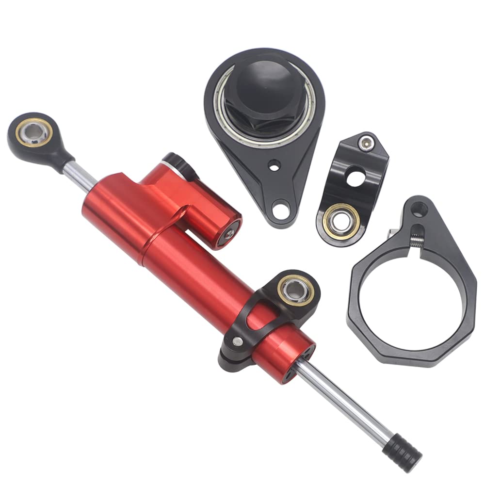 BONFUN D'amortisseur Direction Kit De Support De Support De Montage D' Amortisseur De Direction De Stabilisateur De Moto CNC Pour Suzuki GSXR600 GSXR750 2006-2017