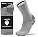 Produktbild 2-3 Paar Wintersocken - Extrem robuste und wärmende Vollplüschsocken Arbeitssocken Wandersocken für Damen und Herren mit Alpakawolle oder Baumwolle mit Cordura® Farbe Grey Größe 2 Paar - 43/46