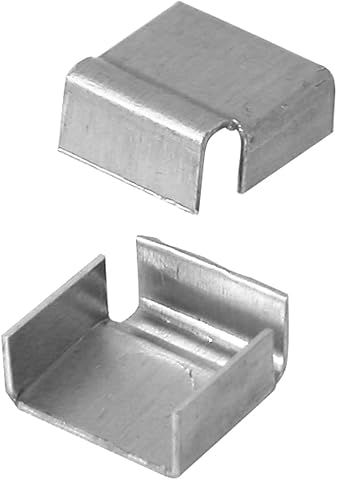 Prime-Line Prime Line MP7794 – 50 dağıtıcı Clips, 5/8 in. bars, kabartmalı alüminyum, değirmen Finish, 50 adet