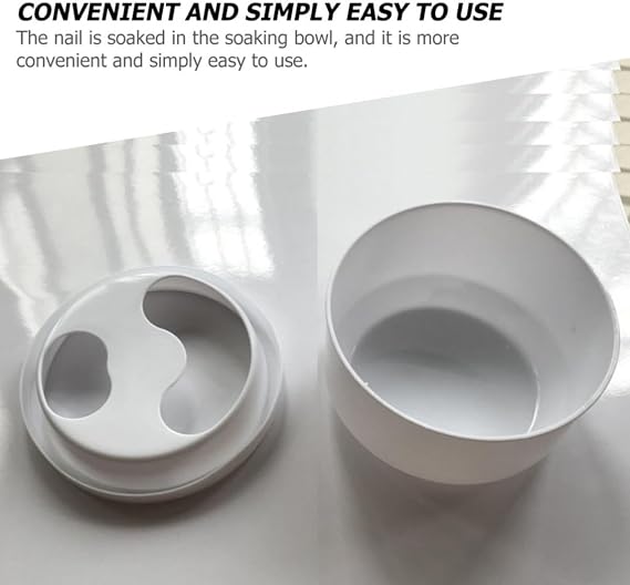 4pcs Plastic Abs Hand Soaking Bowl for Nail Art Removal