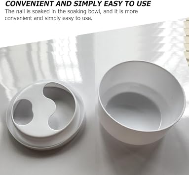 4pcs Plastic Abs Hand Soaking Bowl for Nail Art Removal