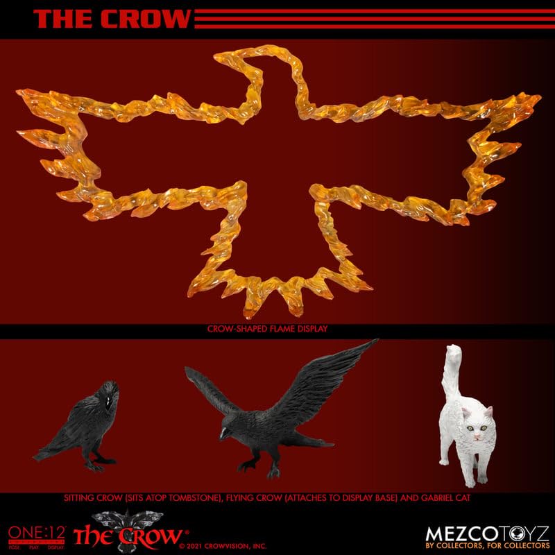 The Crow - The Crow - 1/12 Collective - | Amazon.com.br