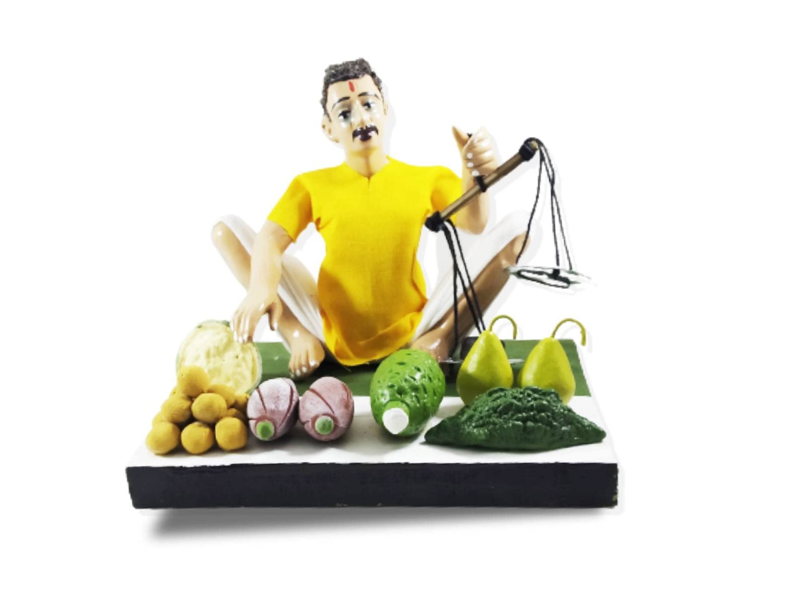 KARUKRIT COLLECTIONS Clay Decoration Items for Home & Living Room d�cor, Handmade, Multicolor