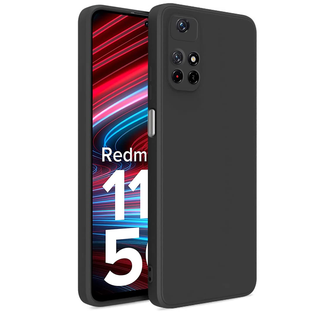 Casotec Back Cover for Mi Redmi Note 11T 5G / Poco M4 Pro 5G | Full Camera Protection | Liquid Silicon Case | Flexible Bumper Case for Mi Redmi Note 11T 5G / Poco M4 Pro 5G (Black) (B09SQ3ZW7Q) Amazon Price History, Amazon Price Tracker