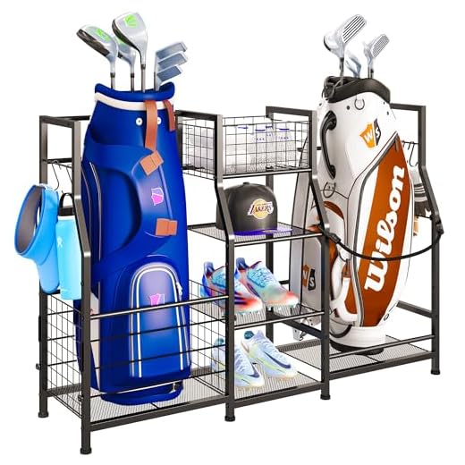 Sports Equipment Organizer Golf Bag Stand