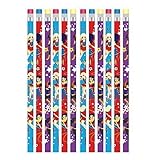 DC Superhero Girls Wonder Woman Supergirl Batgirl Party Pencil Loot Bag Fillers Favours - Pack Of 12