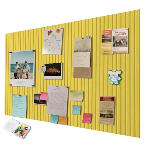 Tablón de anuncios personalizado de gran tabla de corcho 40 x 60 cm, pared decorativa de corcho con fieltro autoadhesivo, tabla de fotos plegable para visionado en paredes de escuelas, hogar