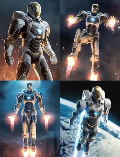 Image of ZD Box Toys Collectible Action Figure Full Box Set: Anniversary Series Non-Luminous Version 1:10 Scale Super Hero (MK - Iron Mark 29)