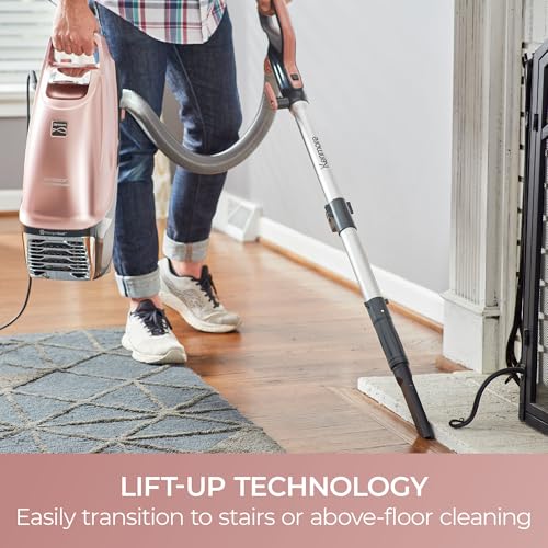 Kenmore BU4050 Intuition Bagged Upright Vacuum, liftup Cleaner with Hair Eliminator brushroll, pet Handi-Mate for Carpet, Hard Floor, Rose Gold by Kenmore - Image 2