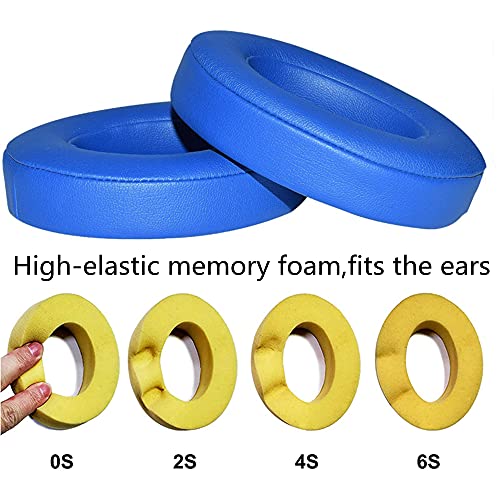 Studio 3.0 Replacement Earpads Studio 2.0 Ear Pad Cushion Cover Compatible With Beats By Dr.dre Studio 2 Wired/Wireless & Studio 3 Over-Ear Headphones (Studio2-Blue) #TOP2