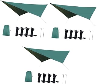 Happyyami 3pcs Sunshade Pergola Beach Tents Backpacking Tent Shade Tent sail Canopy Garden sail Shade