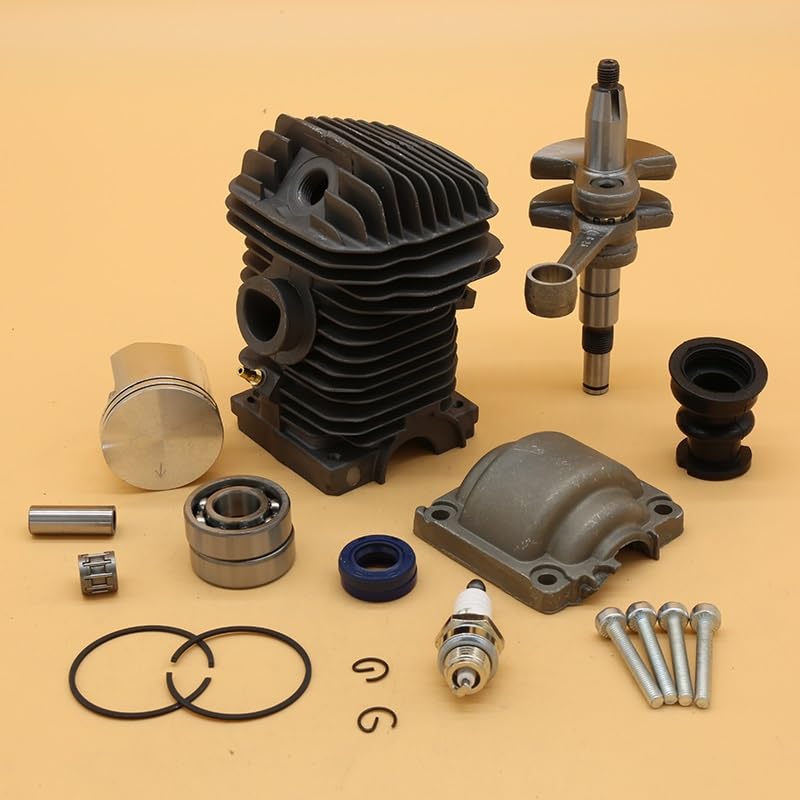Części do kosiarki 42.5mm tłok cylindra uszczelnienie łożyska wału korbowego zestaw do pilarek STIHL MS250 MS230 025 023 MS 250 230 ogród części zamienne pił łańcuchowych